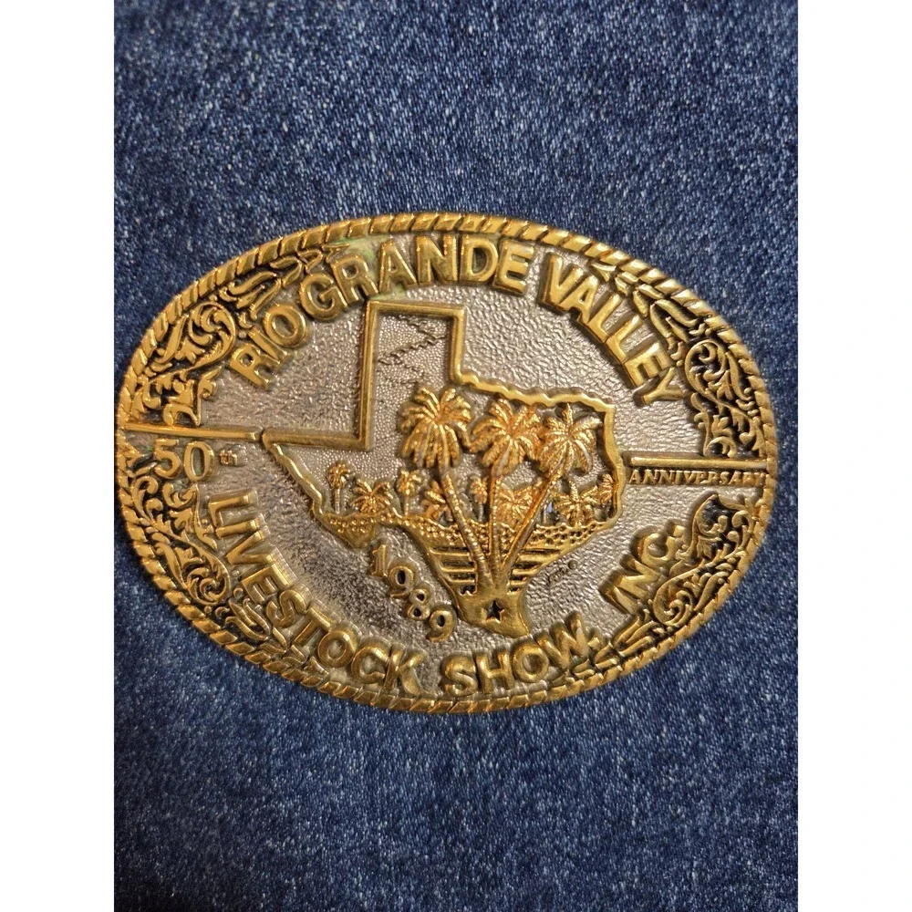 Rio Grande Valley 50th Anniversary Livestock Show Belt Buckle - Rare